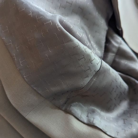 Talbots NEW wool blend Tan one button blazer size 14 - Picture 7 of 12